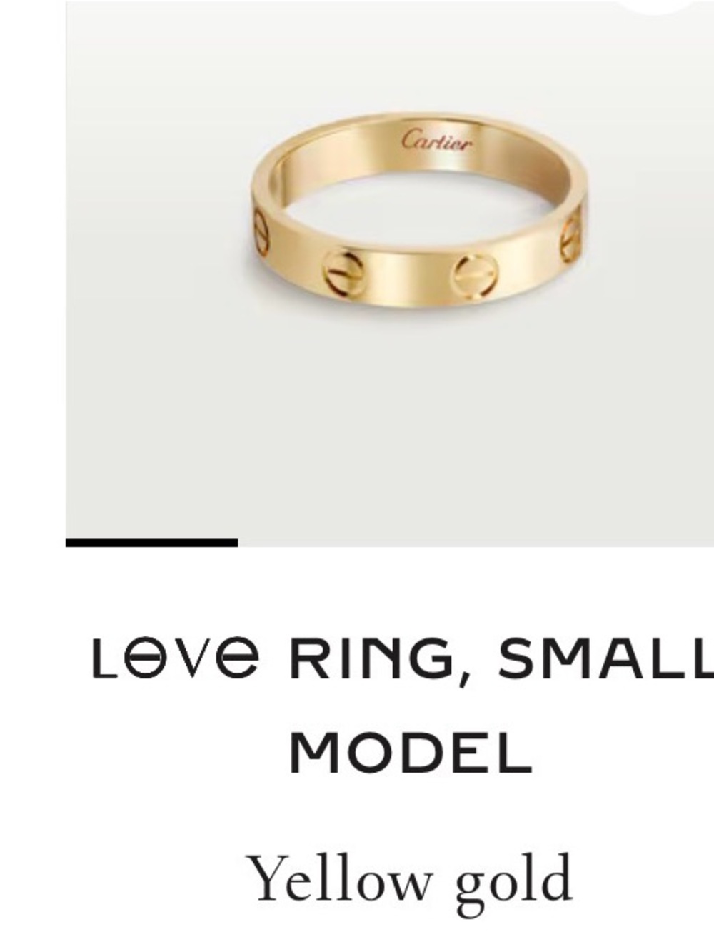 Cartier Gold Love Ring - Picture 5 of 6